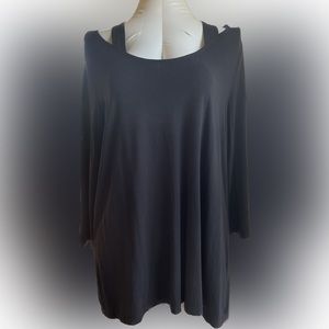 Chico’s Zenergy Drop Shoulder Tunic Top Size 2 (12/14 L)
